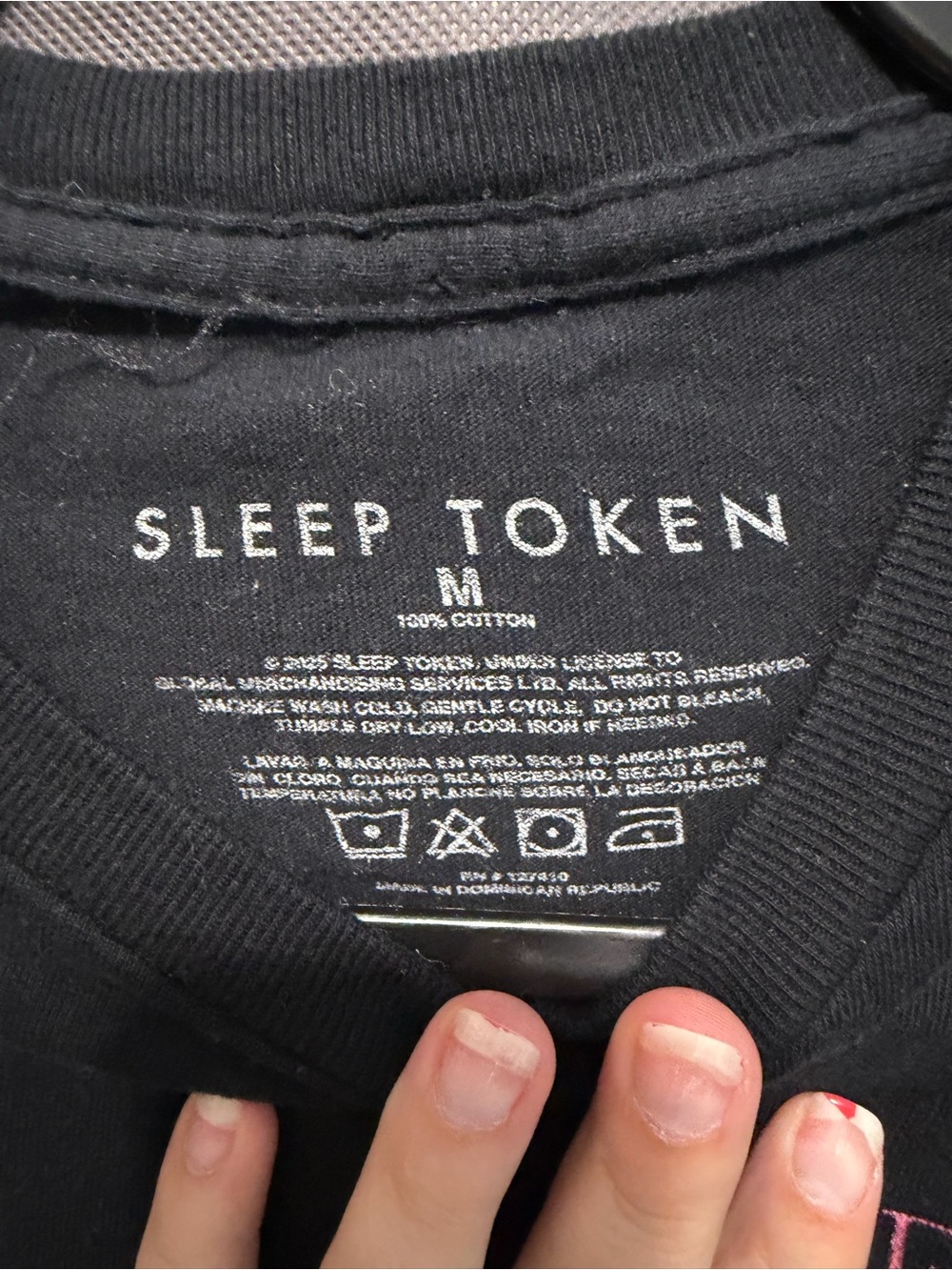 Black Sleep Token Even in Arcadia T-Shirt - Picture 3 of 3